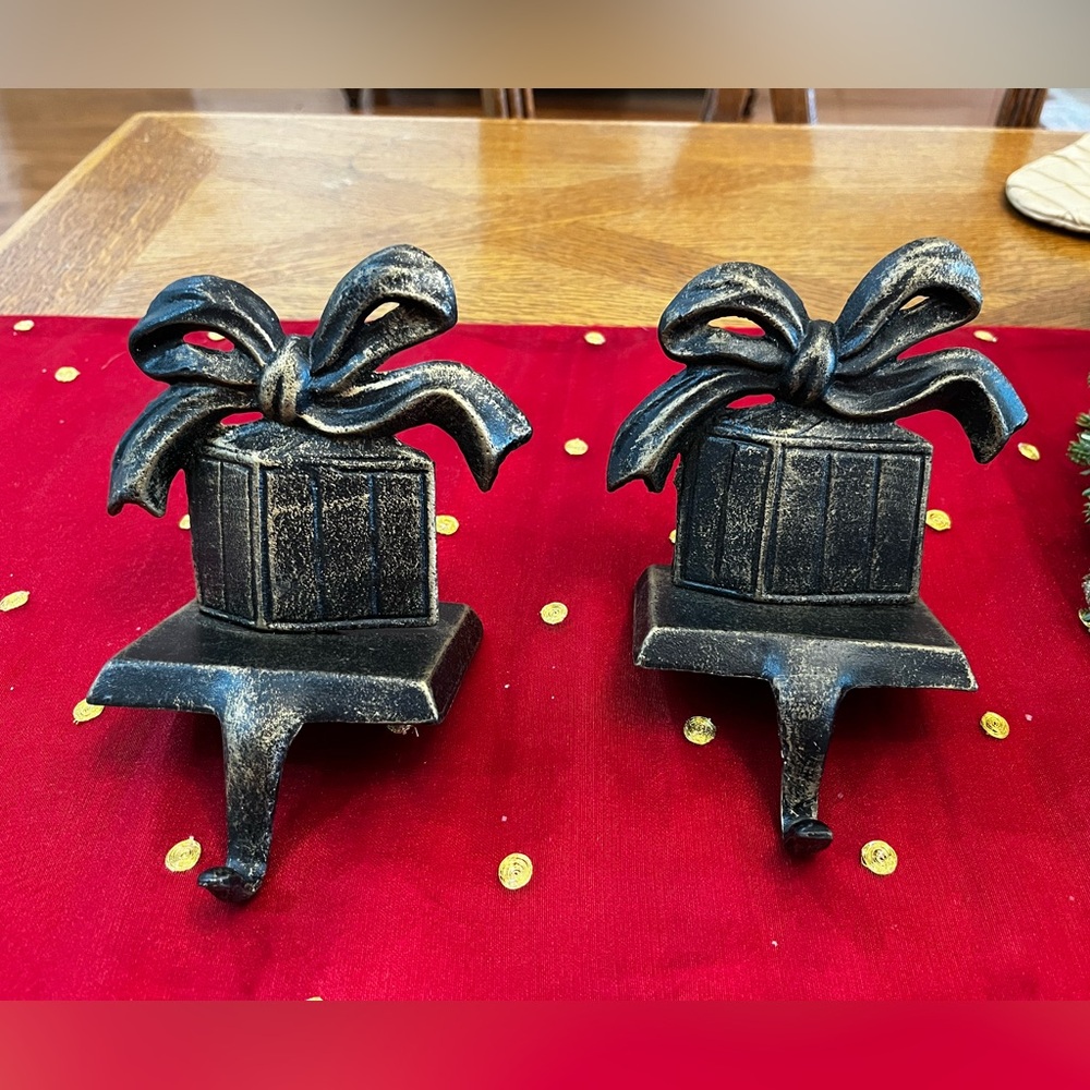 Christmas stocking “present” holders (two)